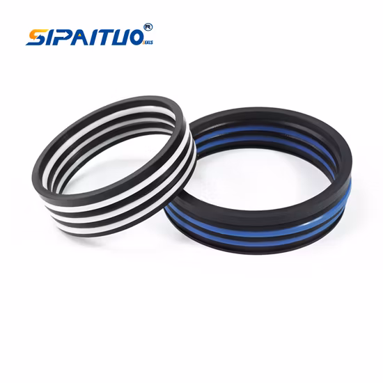 Guarnizione a V rinforzata in PTFE/tessuto/guarnizione a Chevron per pompe e valvole